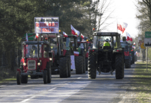 strajk rolników 16 lutego szczekociny