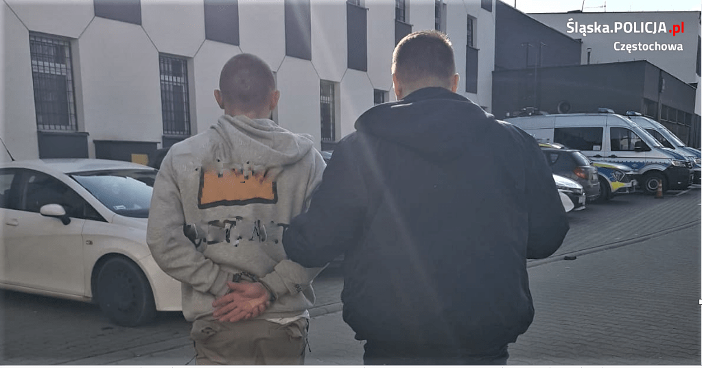30-latek ukrywał się od 4 lat. W końcu wpadł. Fot. Policja Śląska