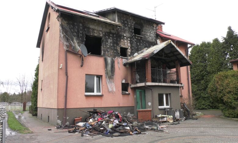 Pożar w Mysłowicach. Rodzina straciła wszystko