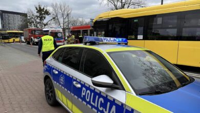 Katowice: Ruch tramwajów wstrzymany/fot.Policja Katowice/fb