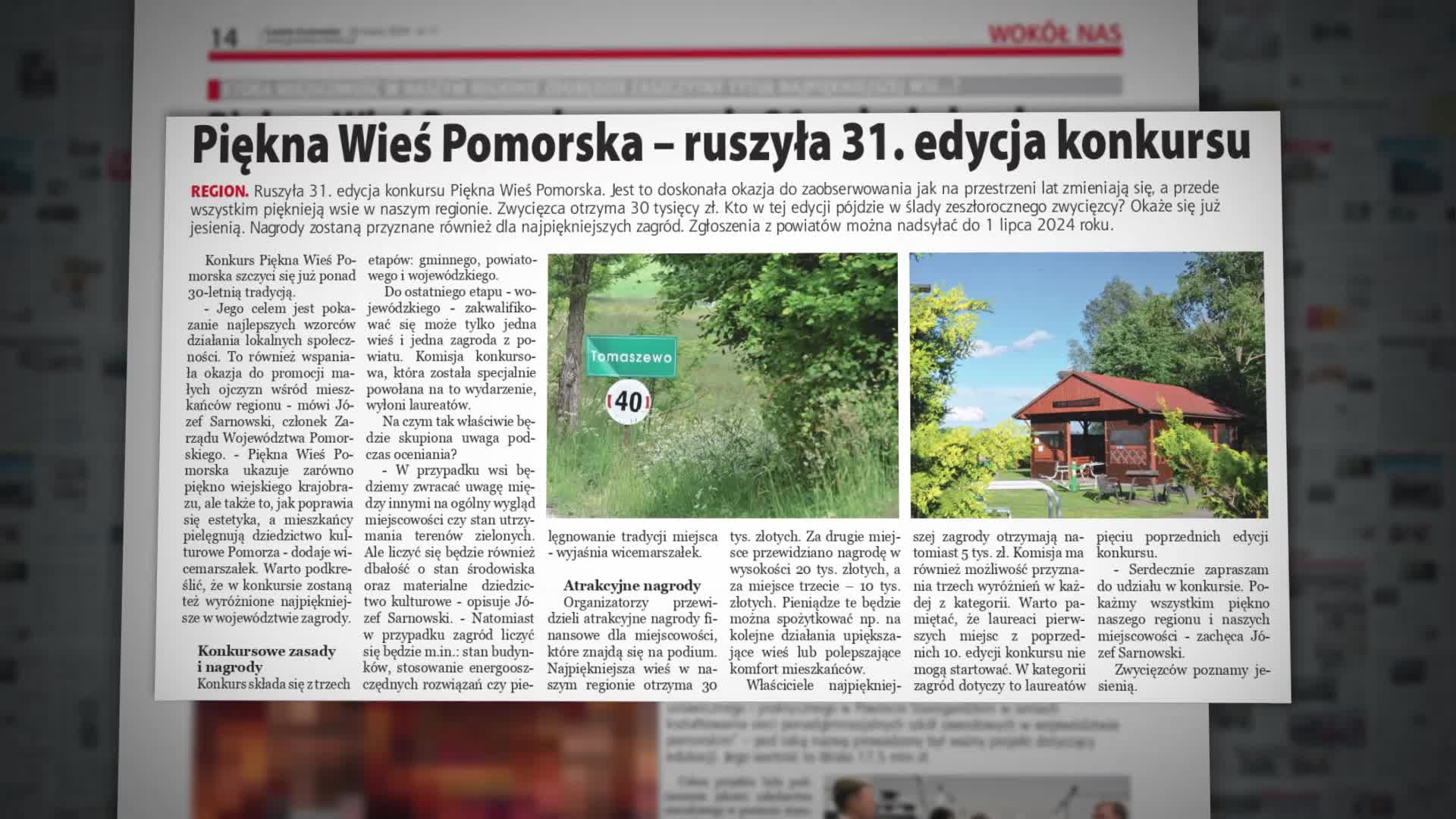 Przegląd prasy 22.03.2024. Piękna Wieś Pomorska