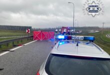Śląskie: Tragiczny wypadek na A1. Nie żyją dwie osoby/fot.Śląska Policja/fb