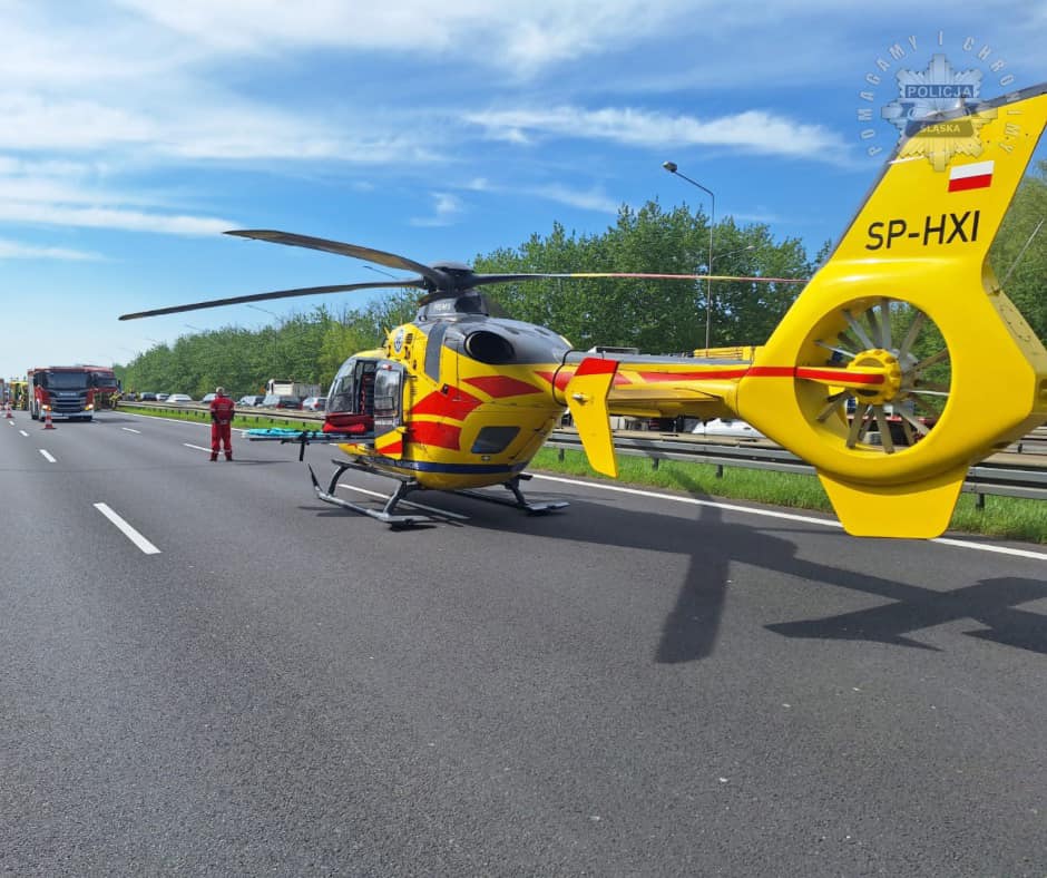 Śmiertelny wypadek na A4. Utrudnienia w kierunku na Kraków /fot.Śląska Policja/fb