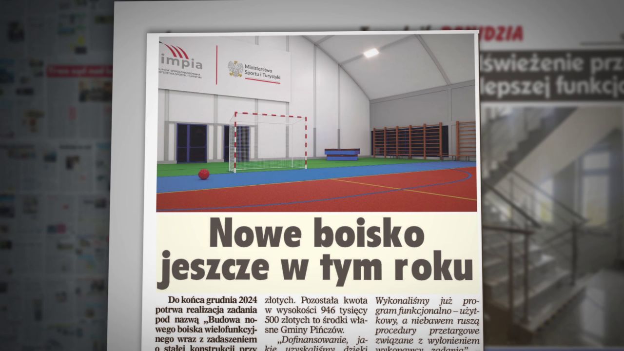 Nowe boisko w Kozubowie. Przegląd prasy 9.04.2024