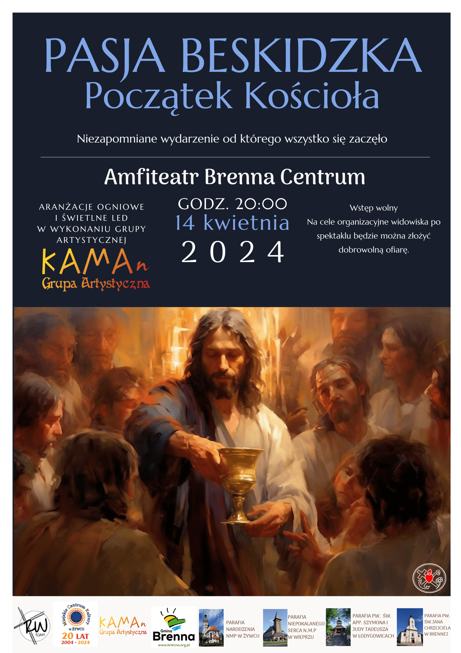 Pasja Beskidzka 14 kwietnia w Brennej