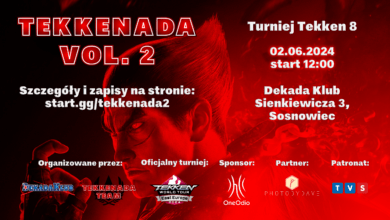 Turniej Tekkenada vol. 2 już 2 czerwca w Sosnowcu!