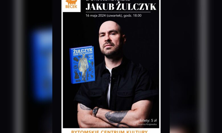 Jakub Żulczyk w Bytomiu. Spotkanie autorskie 16 maja/fot.UM Bytom