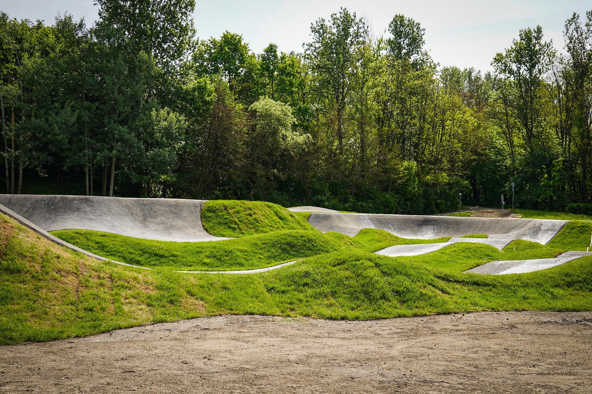 Katowice: Nowy pumptrack w Dolinie Trzech Stawów/fot.UM Katowice