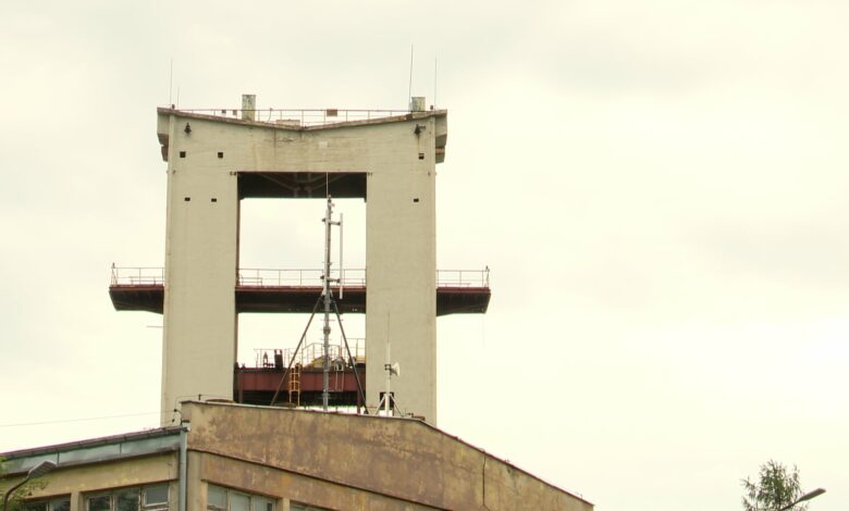 Katowice: Trwa rozbiórka wieży Szybu Roździeński