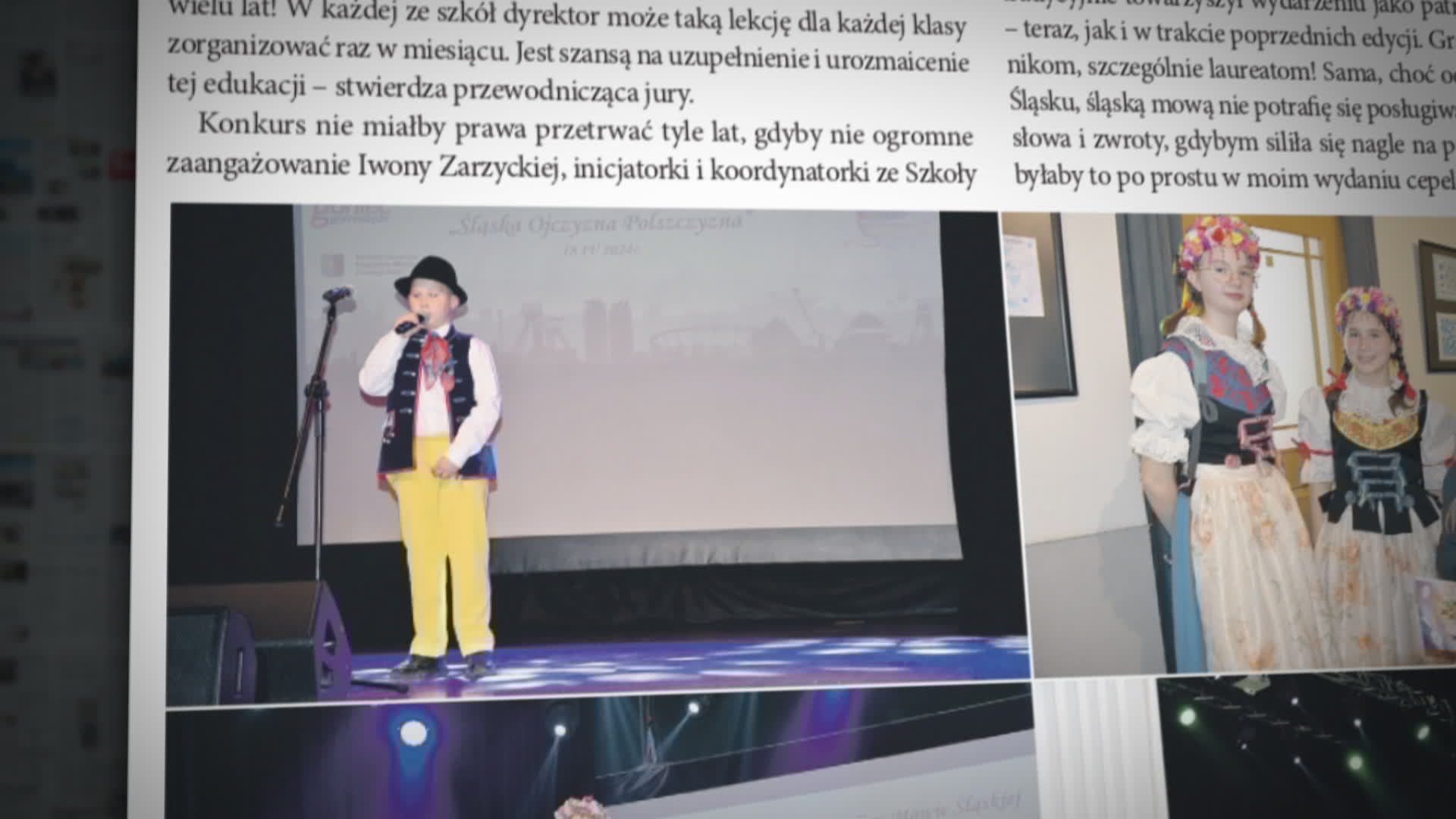 W śląskiej mowie śląska ojczyzna polszczyzna. Przegląd prasy 27.05.2024