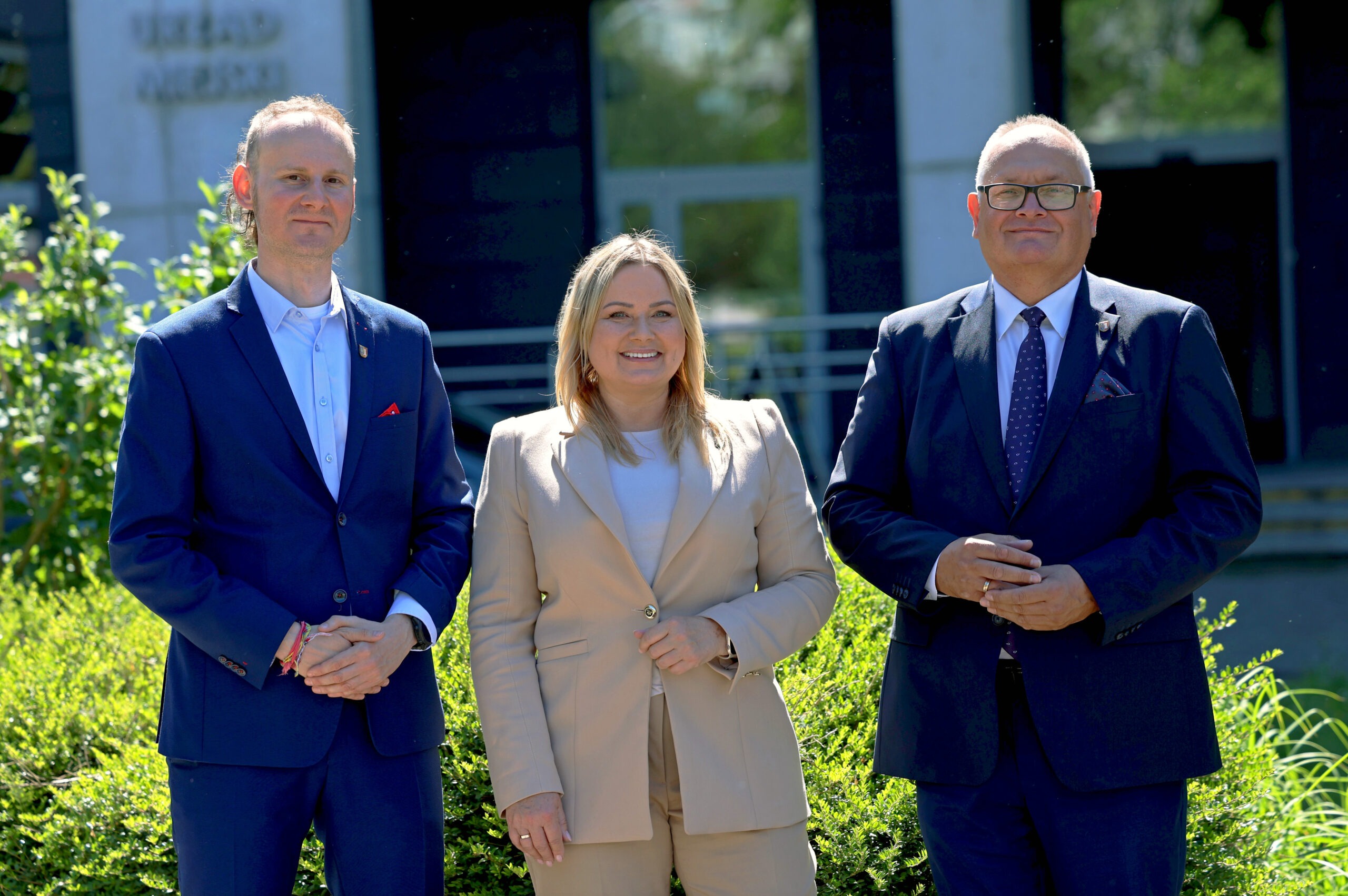 Prezydent Gliwic zaprezentowała swoich zastępców/fot.UM Gliwice