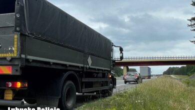 Uderzyła w wojskową ciężarówkę. Miała ponad 3 promile/fot.policja.pl