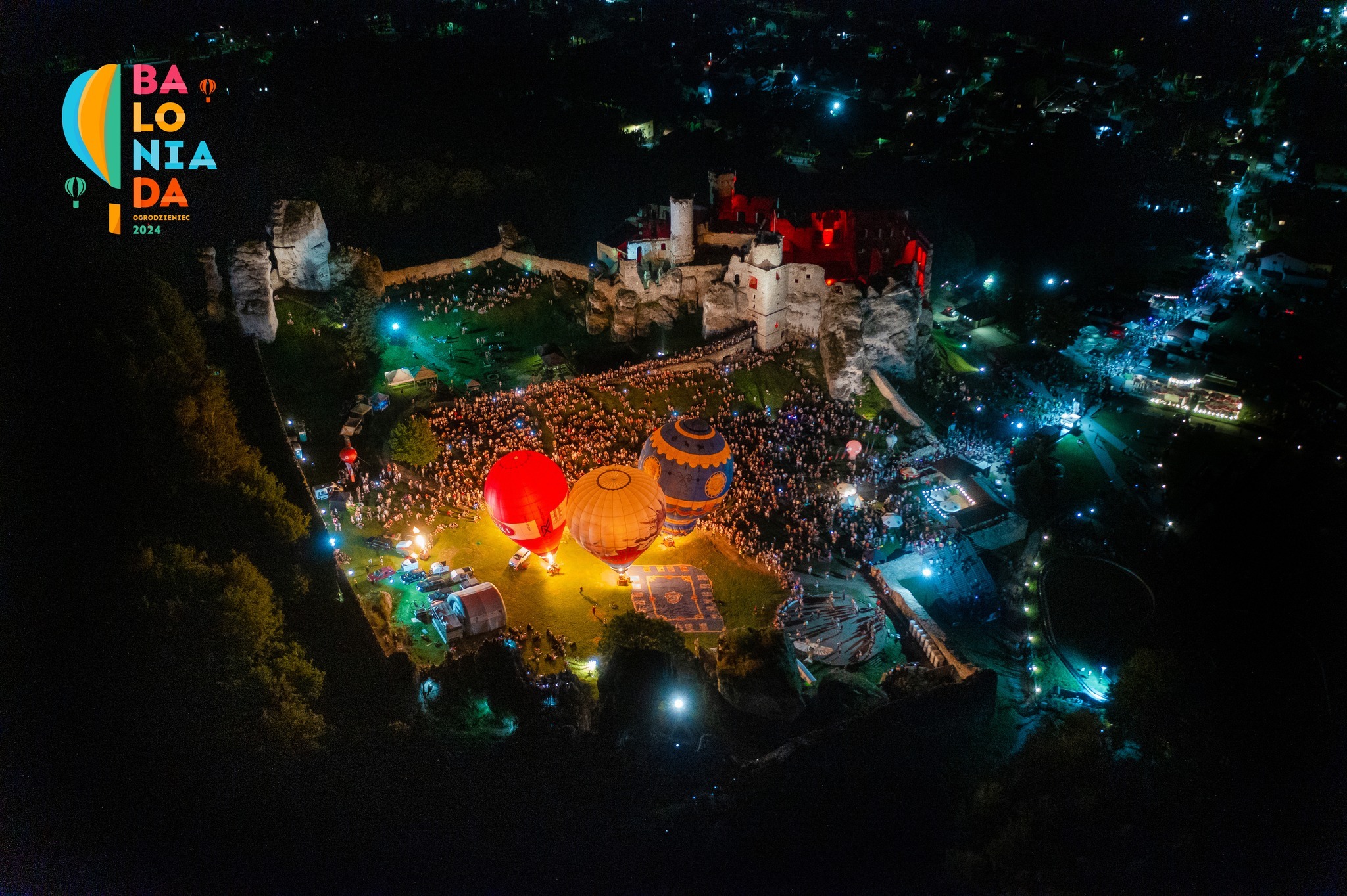 Baloniada w Ogrodzieńcu 2024/fot.Baloniada Ogrodzieniec/fb