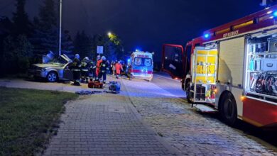 Koszmarny wypadek w Kłobucku. Jedna osoba nie żyje. Fot. Klobucka.pl