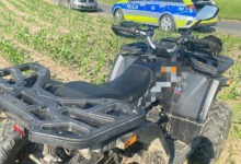 15-latek uciekał quadem przed policją