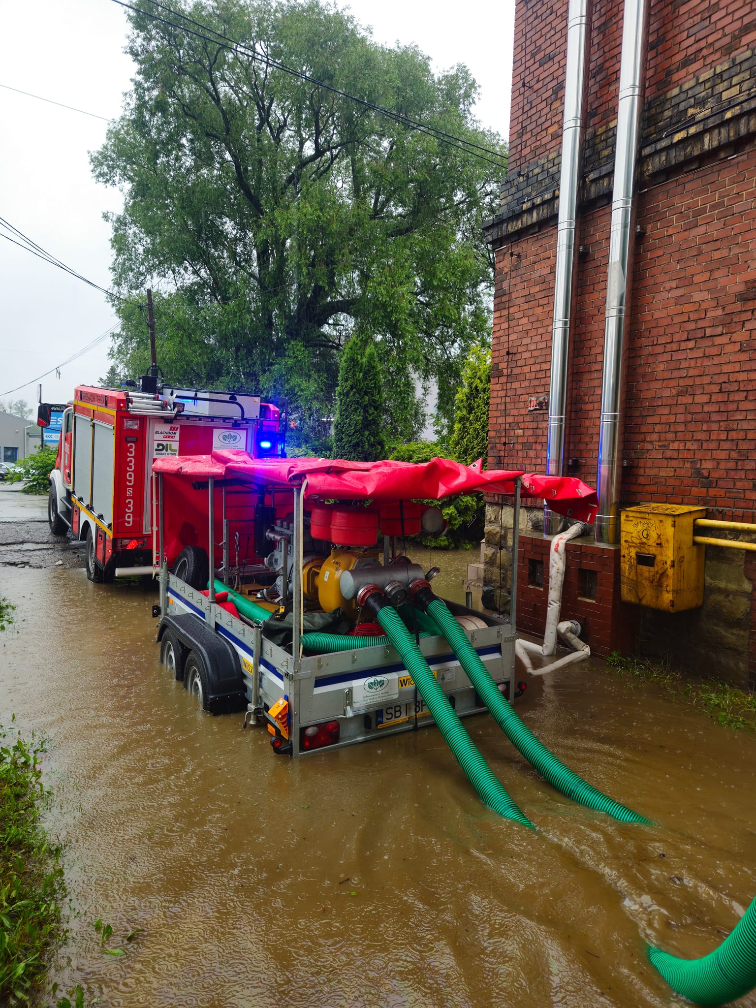 Pogotowie przeciwpowodziowe w całym powiecie bielskim. Władze działają z wyprzedzeniem
