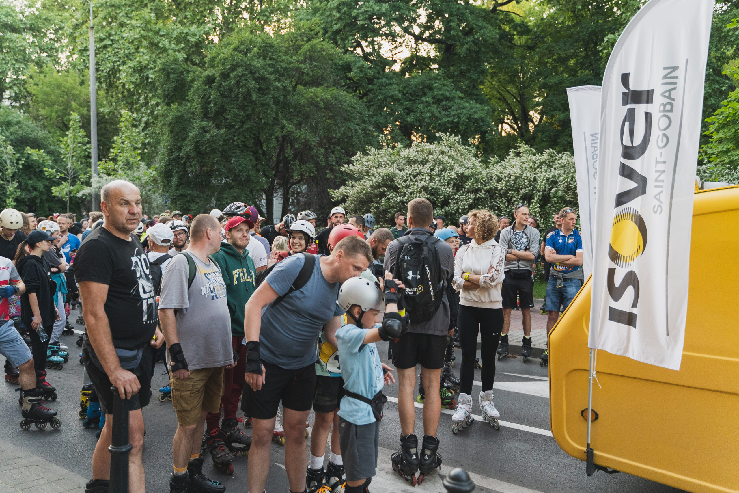 13 km na rolkach. ISOVER NIGHT SKATING w Gliwicach/fot.UM Gliwice
