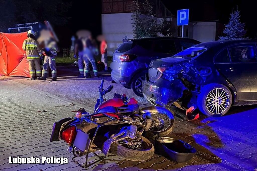 Nie mieli kasków. Bracia nie żyją/fot.Policja Lubuska