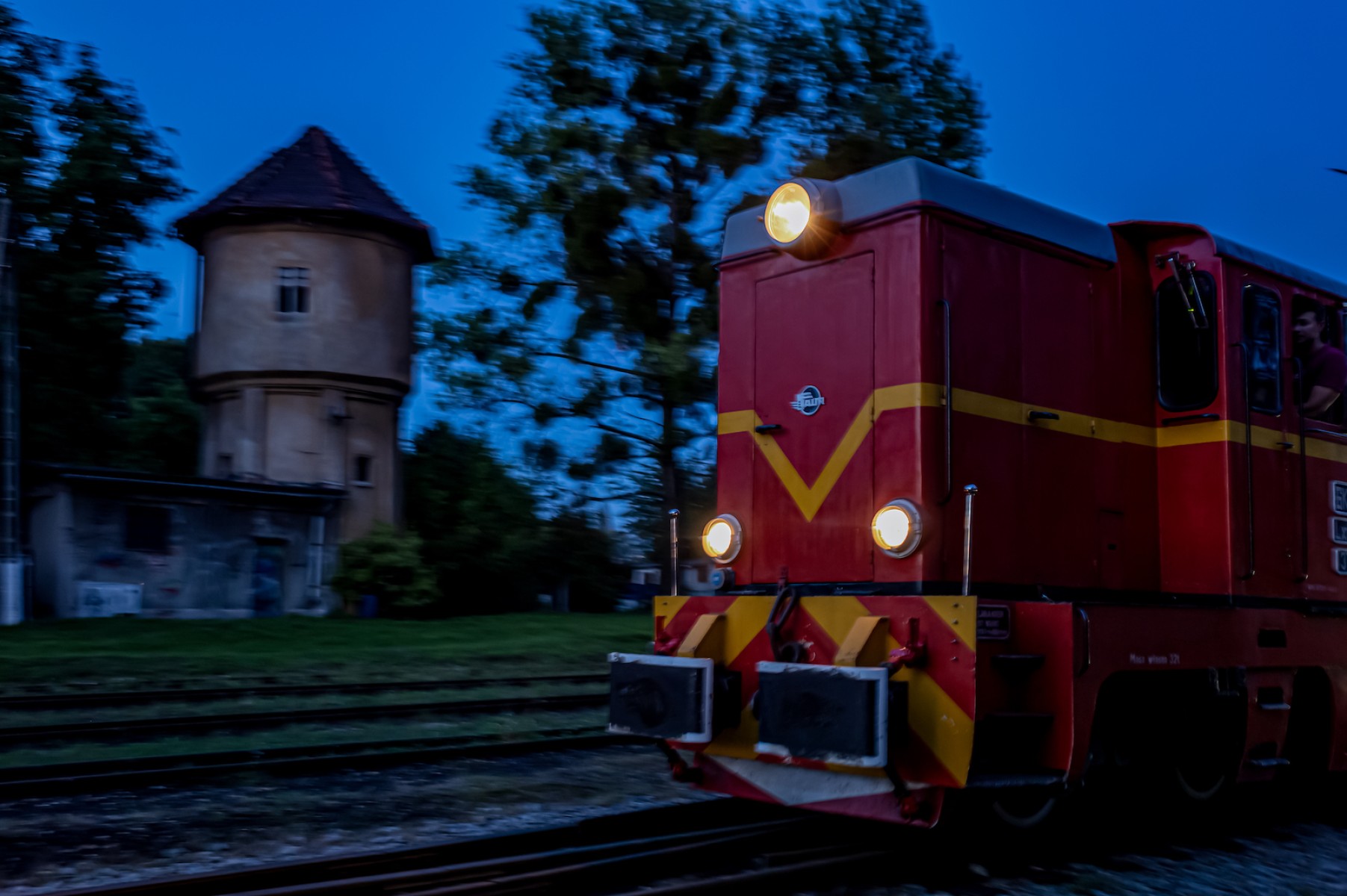 Nocna szychta z wąskotorówką 19 lipca /fot.UM Bytom