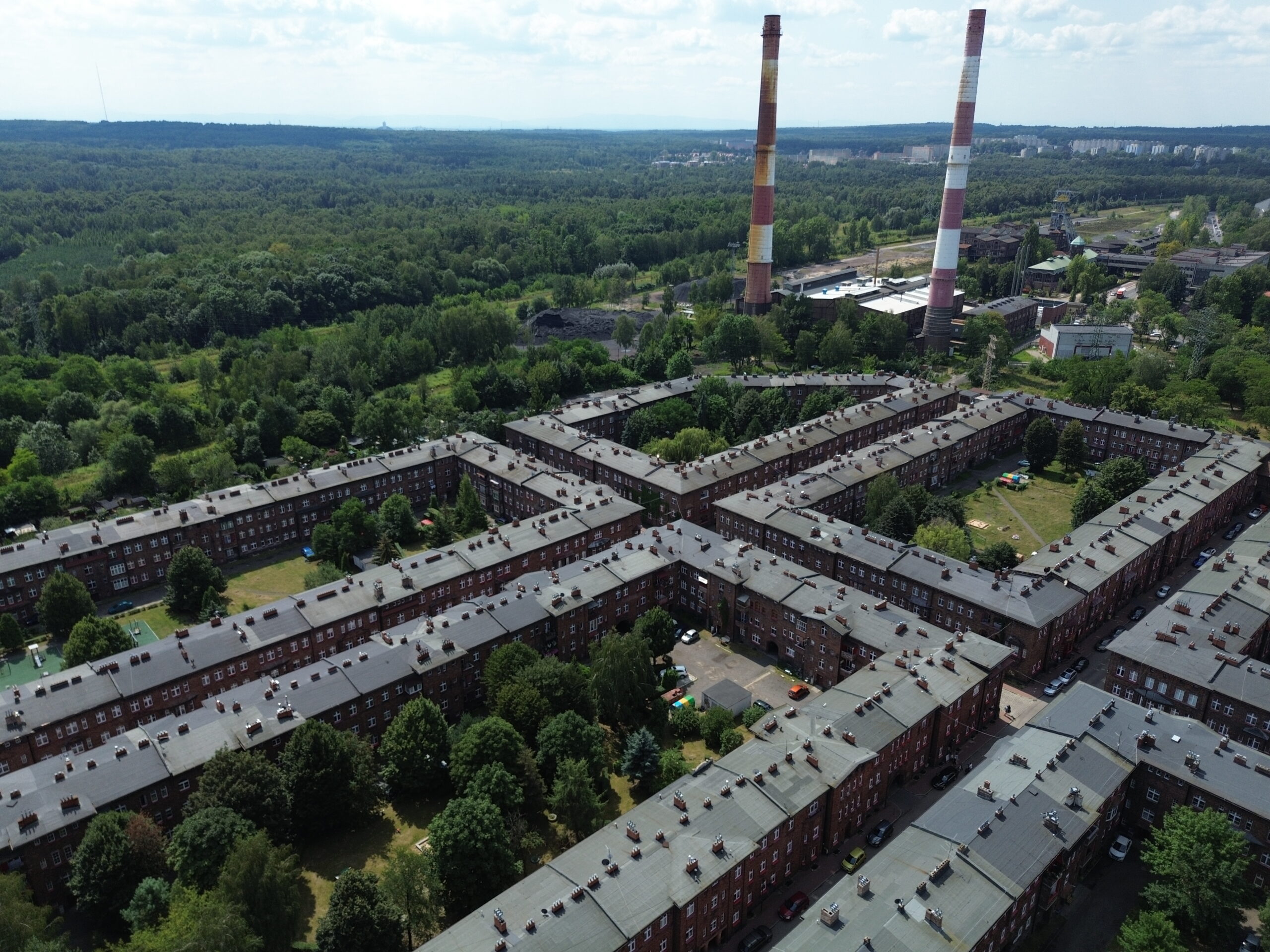 Nikiszowiec - zdjęcia z drona