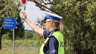 Patrole policji z dronami dziś na drogach Katowic. Fot. Policja.pl