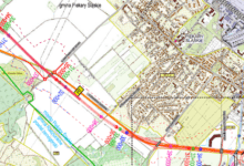 Kolejny etap przygotowania połączenia S11 z A1. Fot. GDDKiA