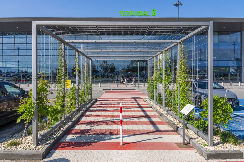 Zielona adaptacja lotniska w Pyrzowicach. Fot. Katowice Airport