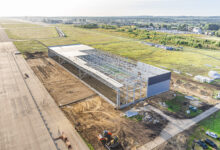 W Katowice Airport powstaje nowy hangar. Fot. Katowice Airport