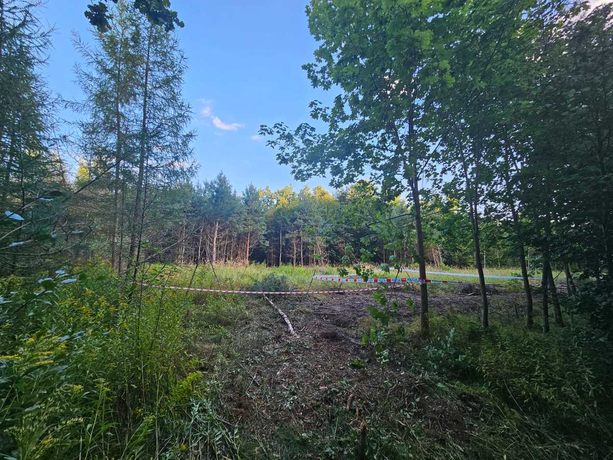 Najechał na pocisk. Ten eksplodował/fot.Policja Małopolska