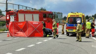 Tragedia na DK94. Nie żyje 16-letni motocyklista/fot. Policja Małopolska