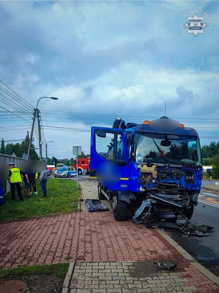 Tragiczny wypadek w Wodzisławiu. Nie żyje jedna osoba. Fot. Policja Śląska