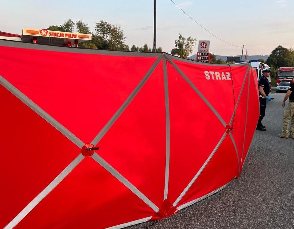Zderzył się z innym jednośladem. 22-letni motocyklista zginął na miejscu/fot.Policja Podkarpacka