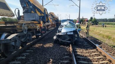 Śląskie: Tragedia na torach/fot.Śląska Policja