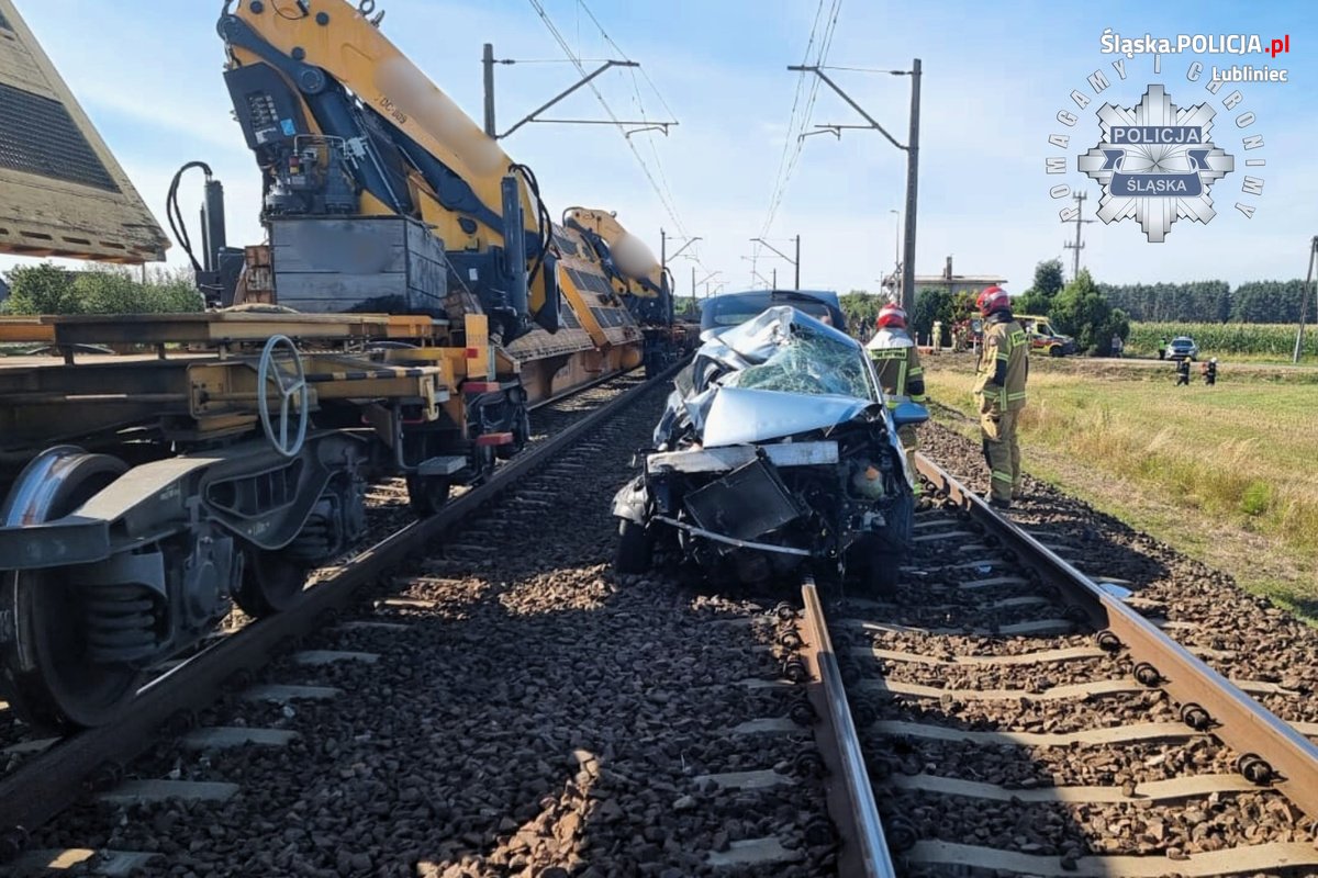 Śląskie: Tragedia na torach/fot.Śląska Policja