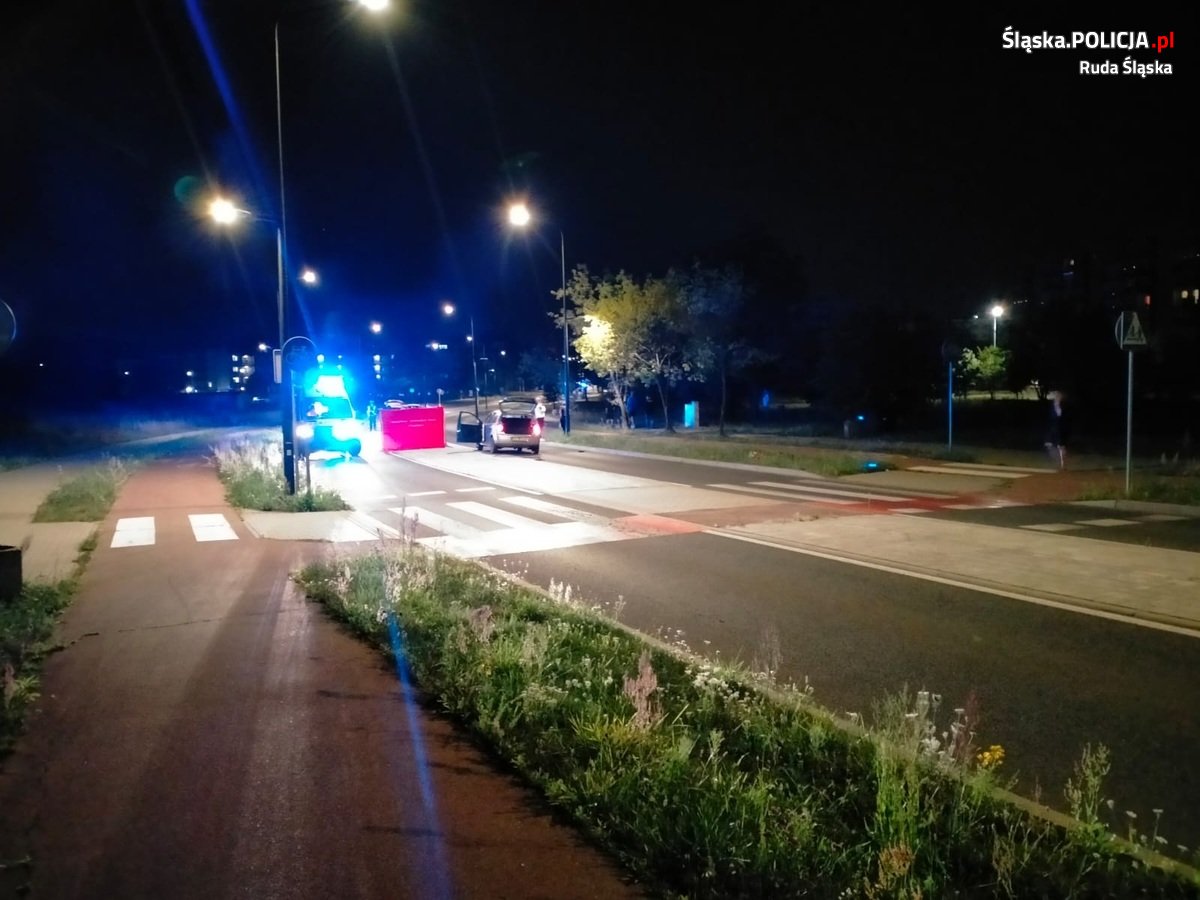 Śmiertelne potrącenie w Rudzie Śląskiej. Pieszy zginął na miejscu/fot.Śląska Policja
