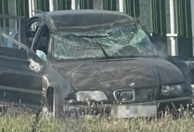 Ukradli bmw i je rozbili. Teraz szuka ich policja. Fot. KPP Tarnowskie Góry