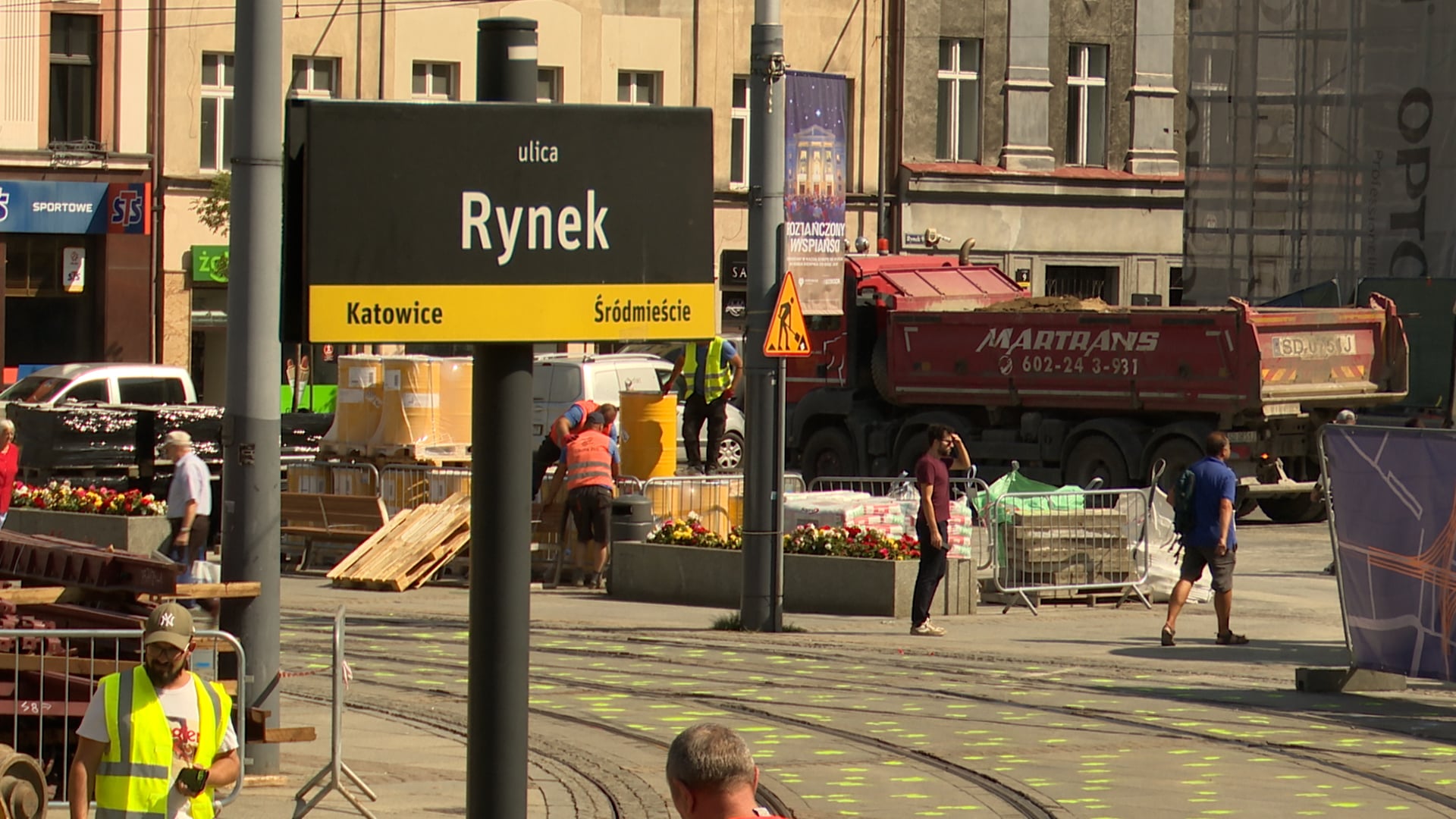 Przebudowa torowisk tramwajowych w Katowicach. Utrudnienia