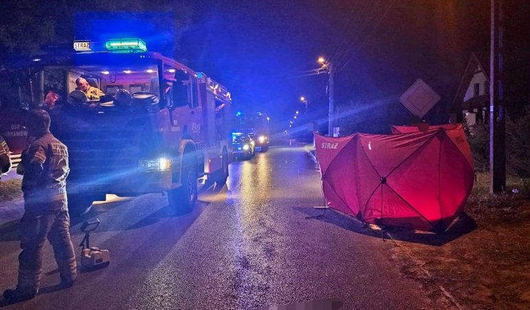 Śmiertelne potrącenie. Kierowca uciekł, trwają poszukiwania/fot.Policja Lubelska