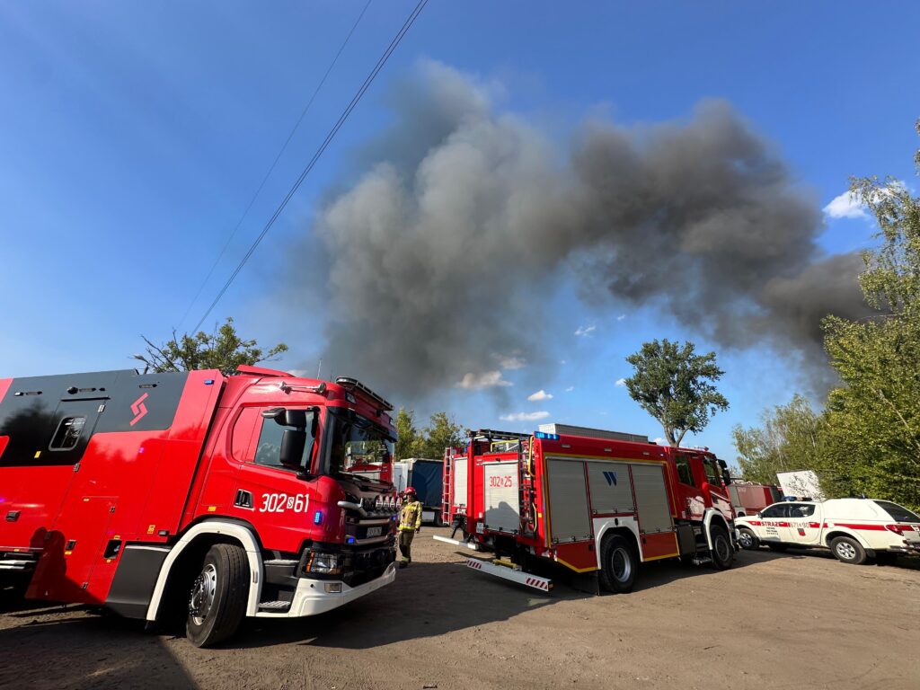 Pożar w Zabrzu. Fot. Karolina Komada