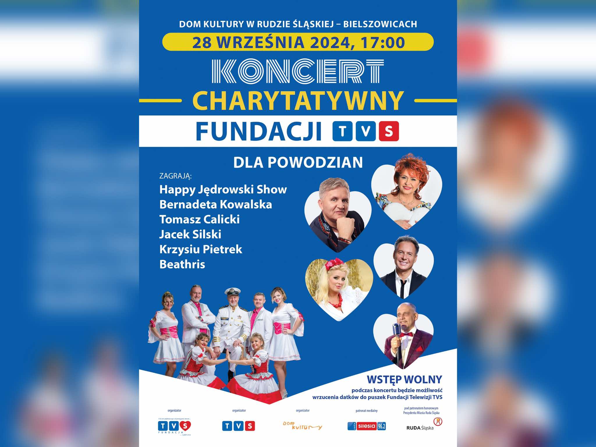 Fundacja TVS zagra dla powodzian w Rudzie Śląskiej