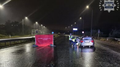 Rodzinna tragedia na autostradzie A4 w Rudzie Śląskiej/fot.Śląska Policja/fb