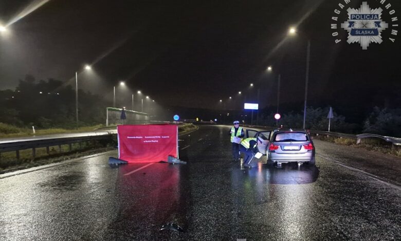 Rodzinna tragedia na autostradzie A4 w Rudzie Śląskiej/fot.Śląska Policja/fb