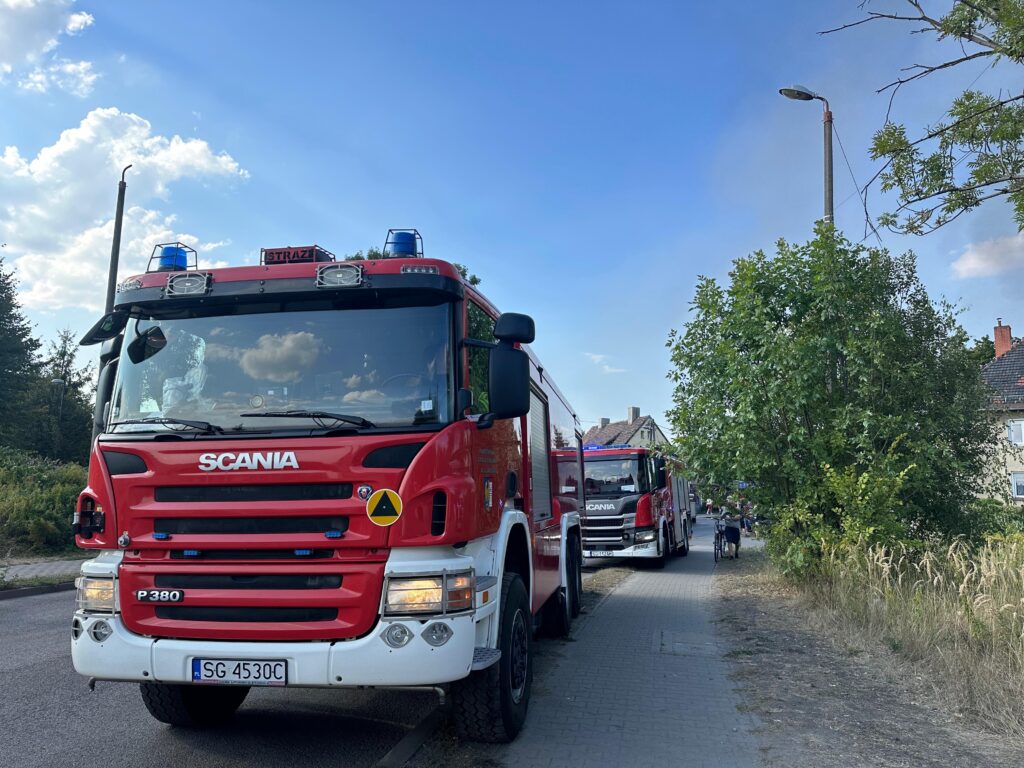 Pożar w Zabrzu. Fot. Karolina Komada