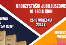 Uroczystości 10-lecia Krajowej Izby Gospodarki Nieruchomościami