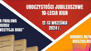 Uroczystości 10-lecia Krajowej Izby Gospodarki Nieruchomościami