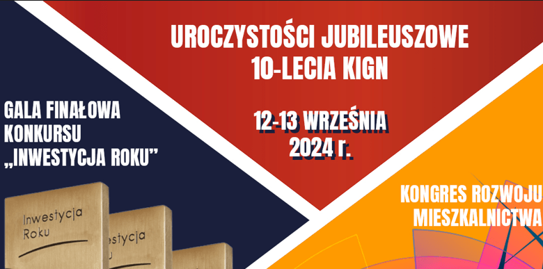 Uroczystości 10-lecia Krajowej Izby Gospodarki Nieruchomościami