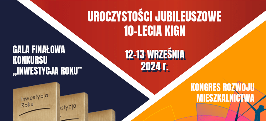 Uroczystości 10-lecia Krajowej Izby Gospodarki Nieruchomościami