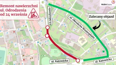 Remont ul. Odrodzenia w Rudzie Śląskiej. Start 24 września/fot.UM Ruda Śląska