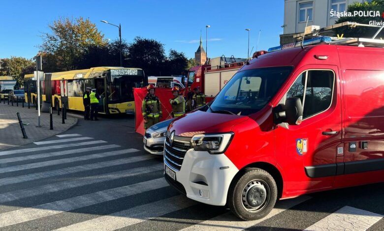 Gliwice: Kierowca autobusu potrącił pieszą. Kobieta nie żyje/fot.Śląska Policja