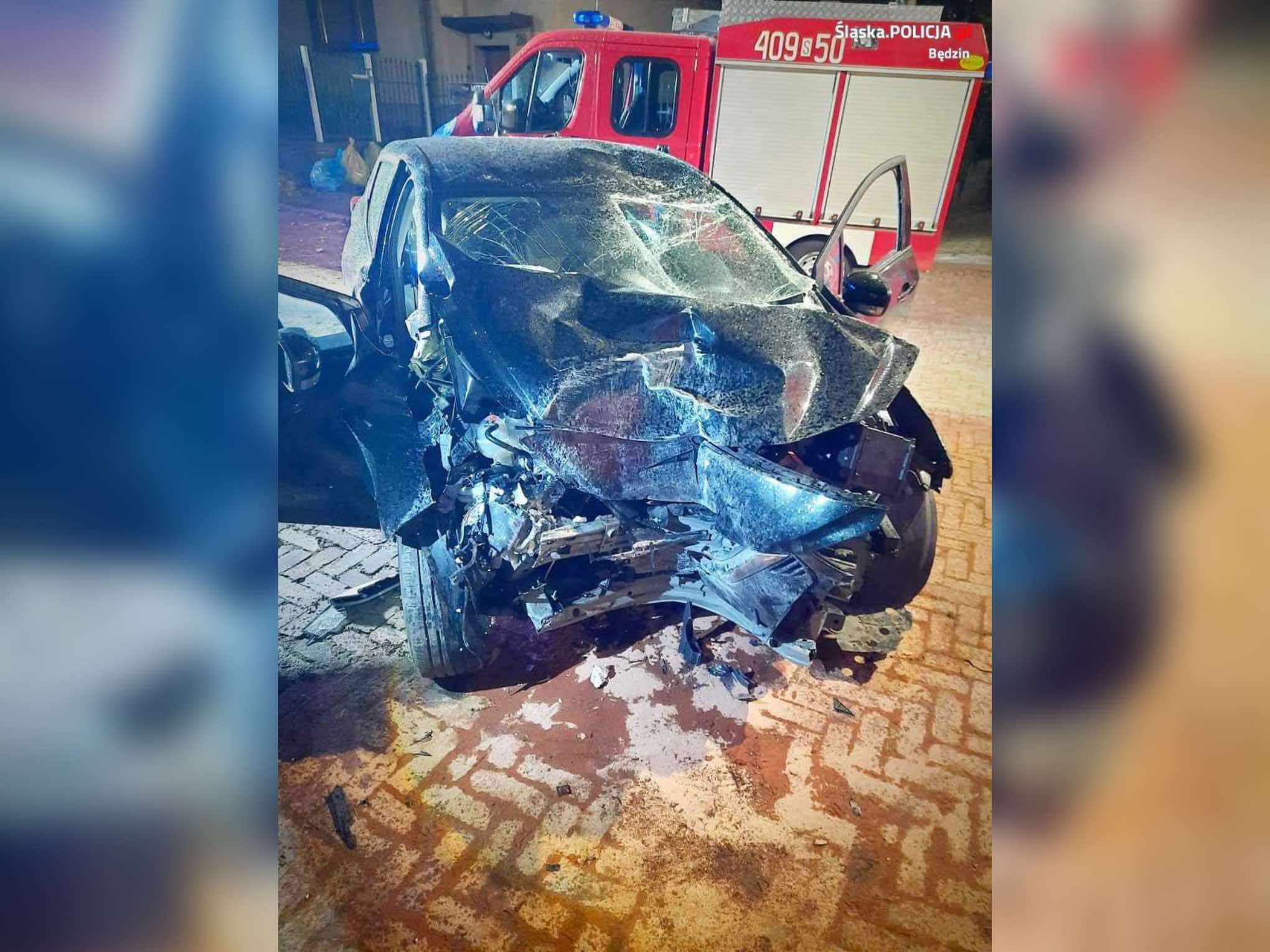 Tragedia przy OSP w Wojkowicach/fot.Śląska Policja